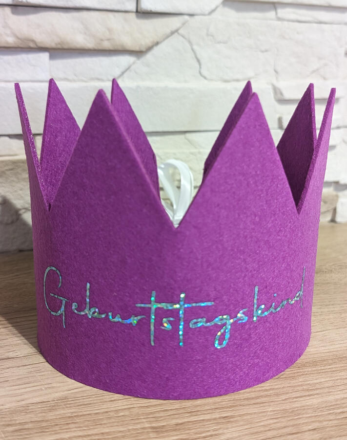 Geburtstagskrone zum binden