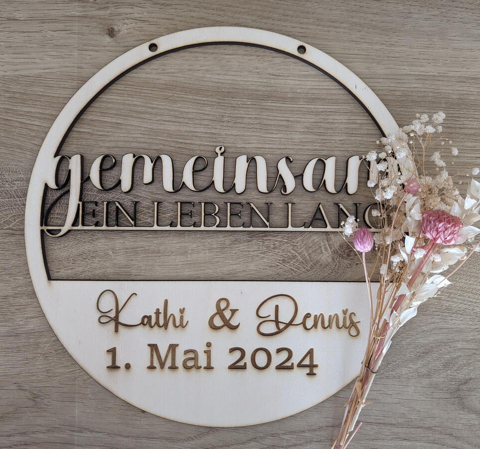 Türschild gemeinsam