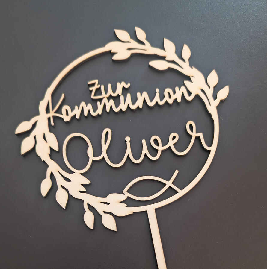 Cake Topper Kommunion